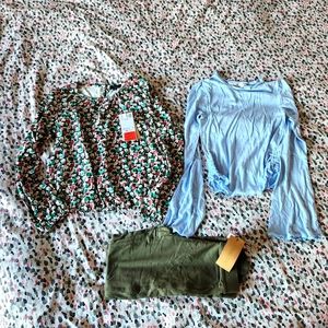 Lot of NWT Girls Tops and Leggings